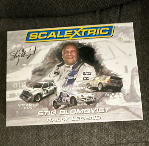Scalextric stig blomqvist - scalextric,